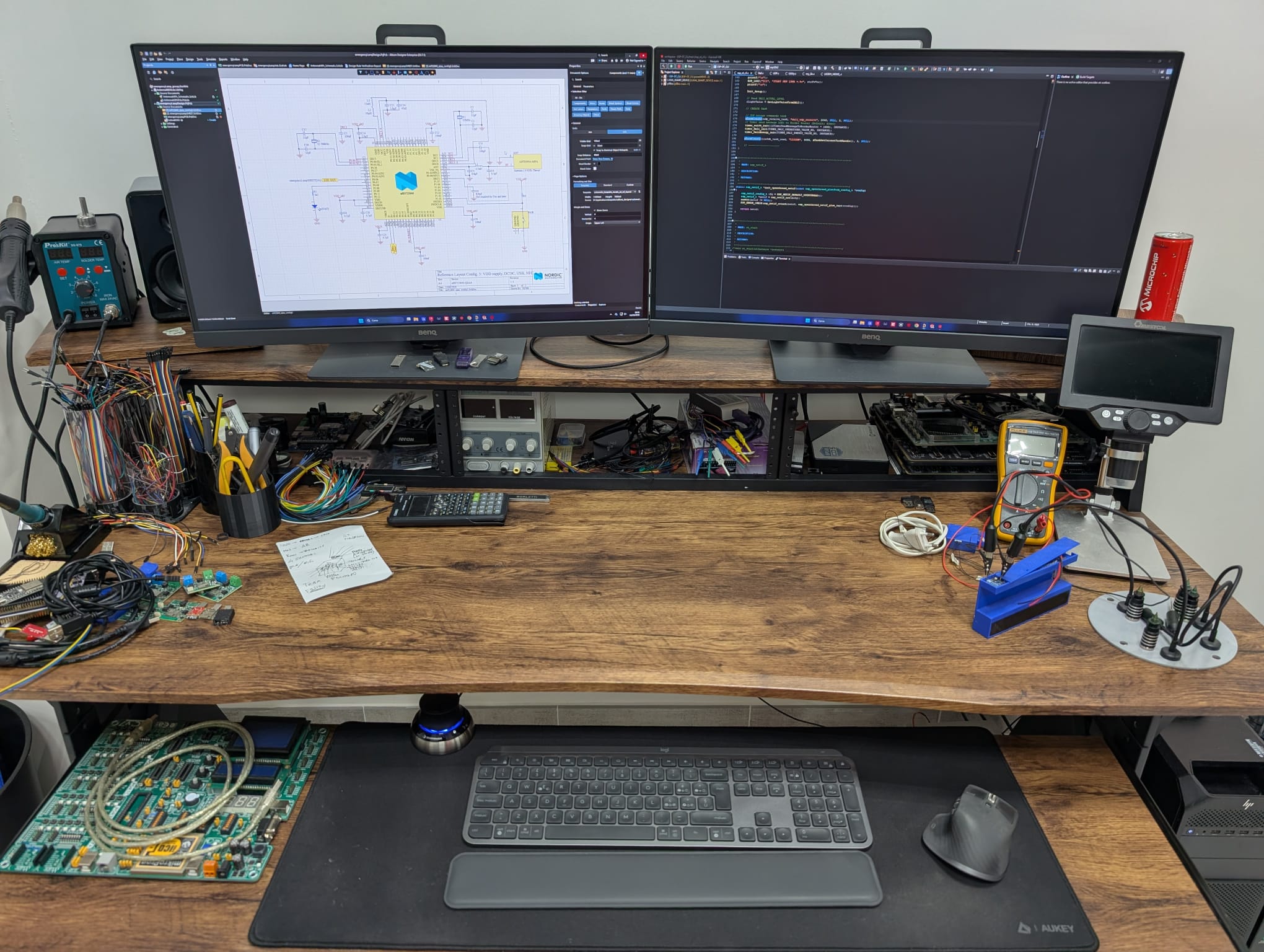 Embedded systems workstation with hardware and firmware development