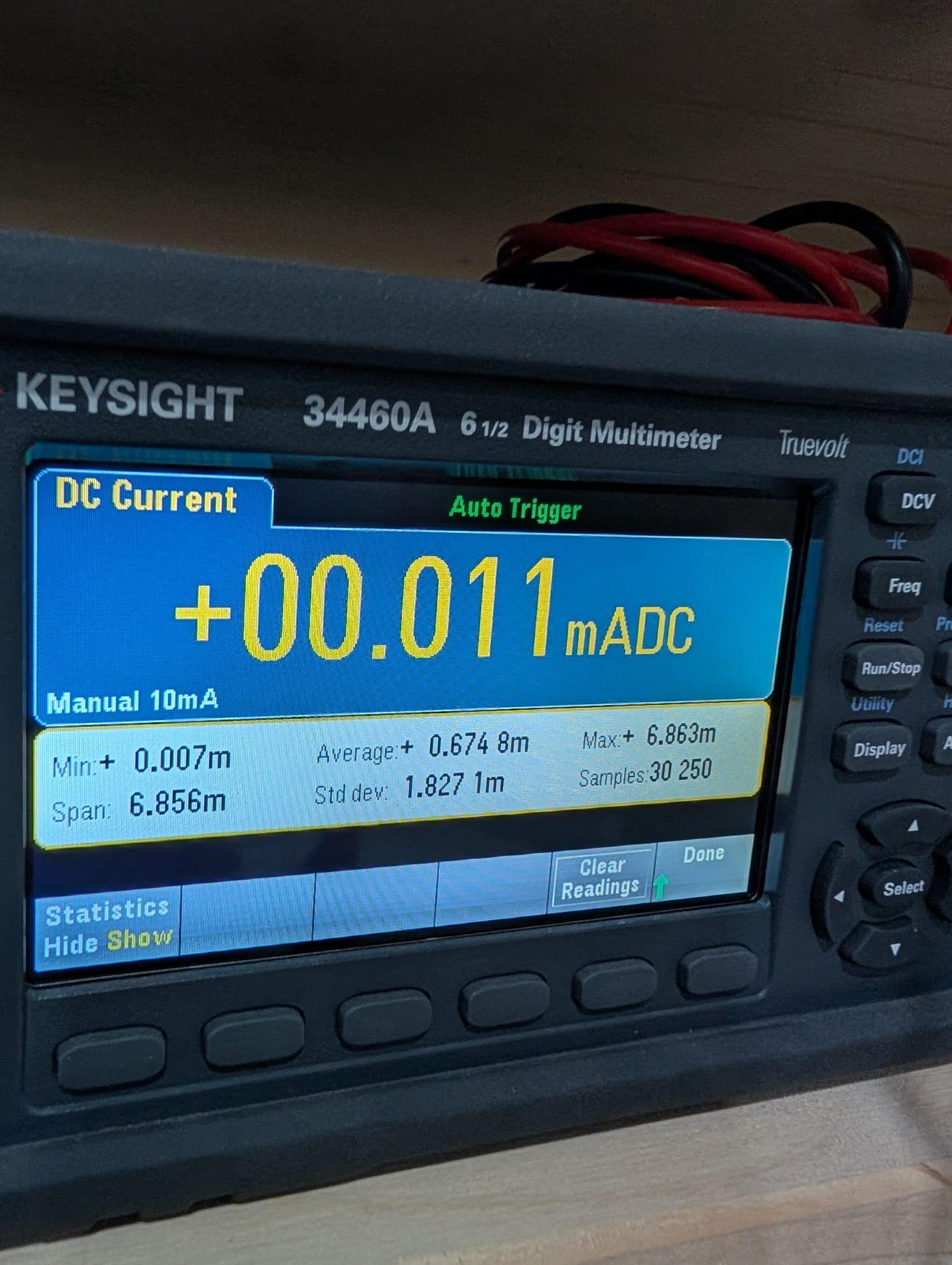 Low current measurement on a precision multimeter