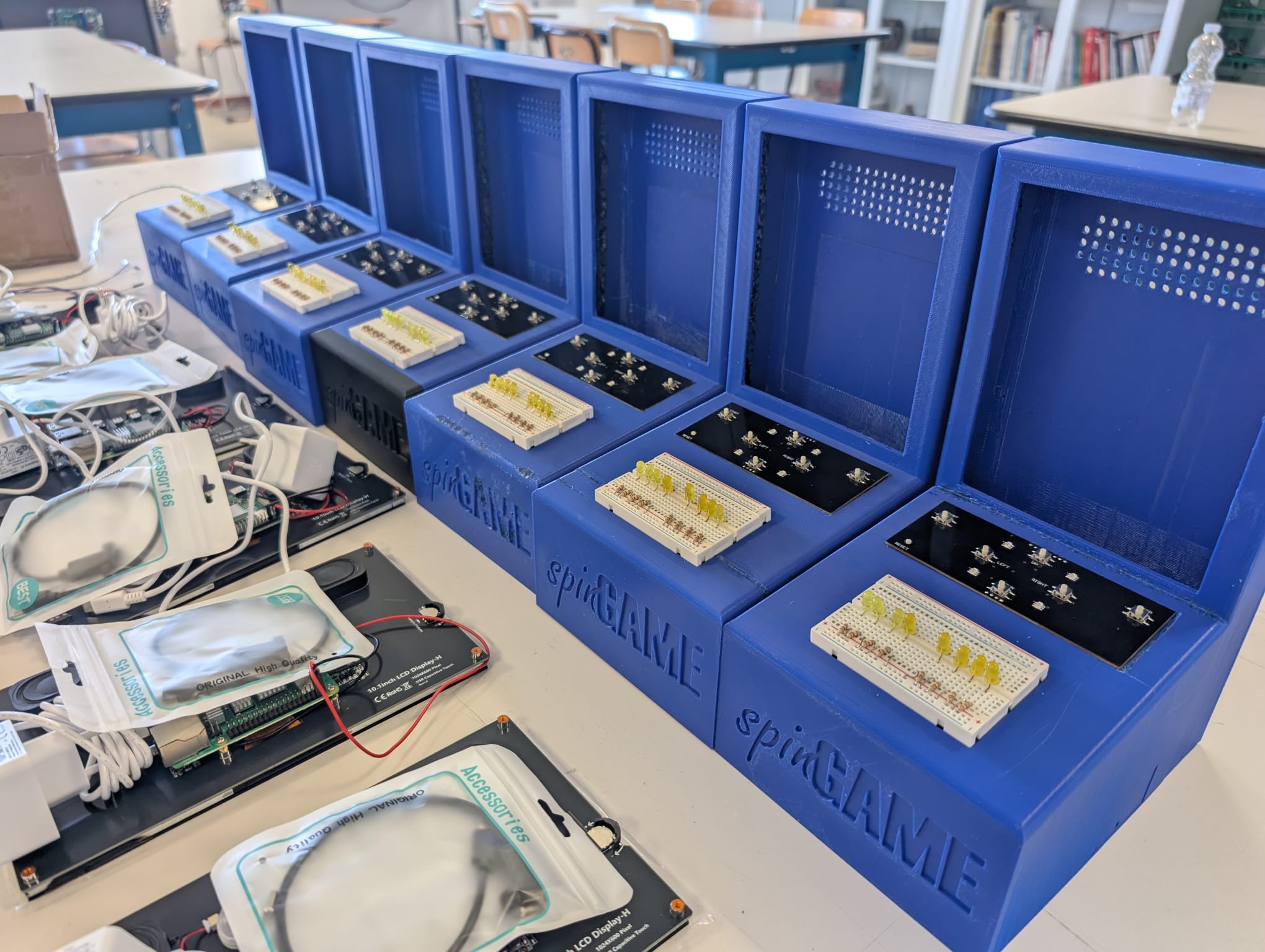 Small series of custom electronic training demo kits