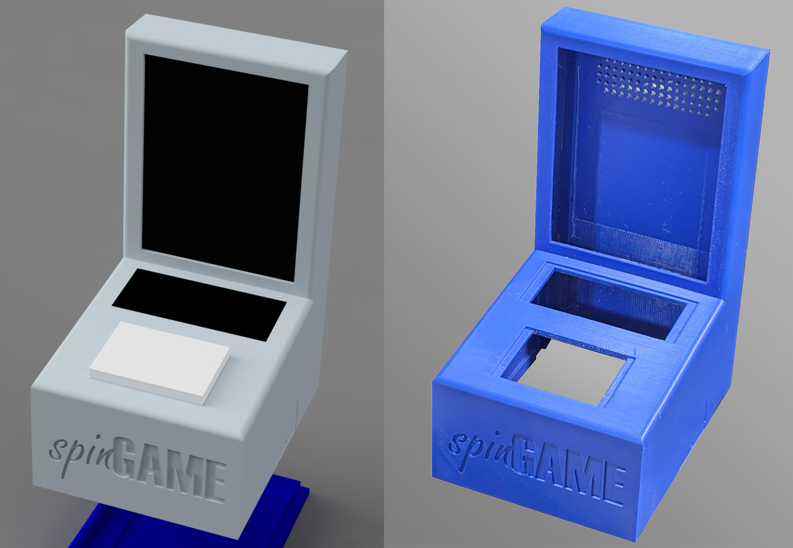 Custom enclosure prototype for educational electronics project